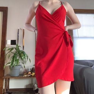 Sexy wrap dress